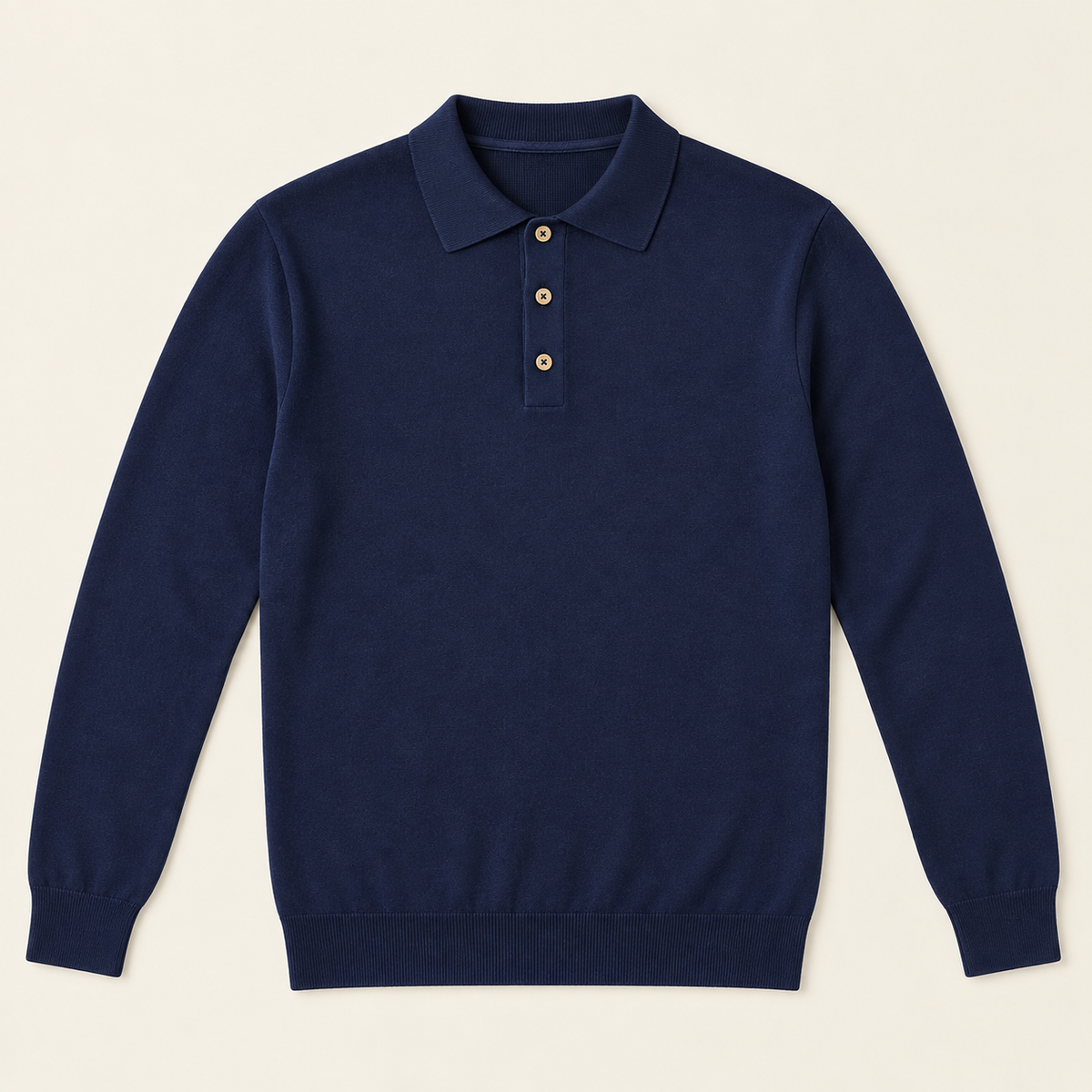 Maglia polo beige