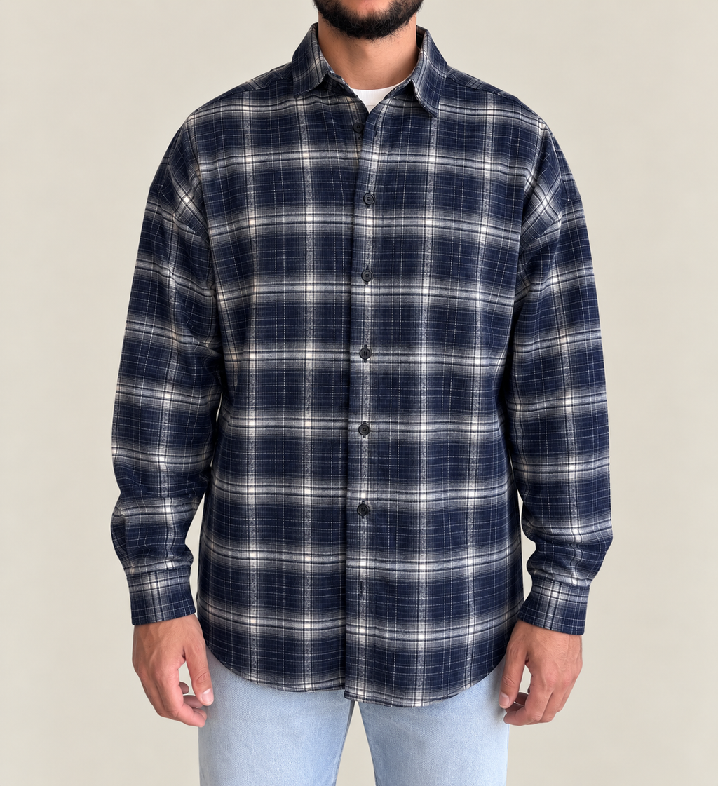 Camicia Oversize Check