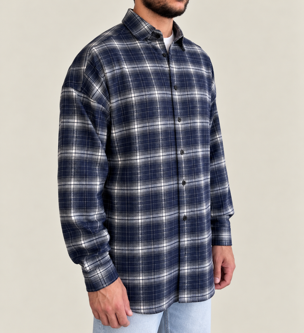 Camicia Oversize Check